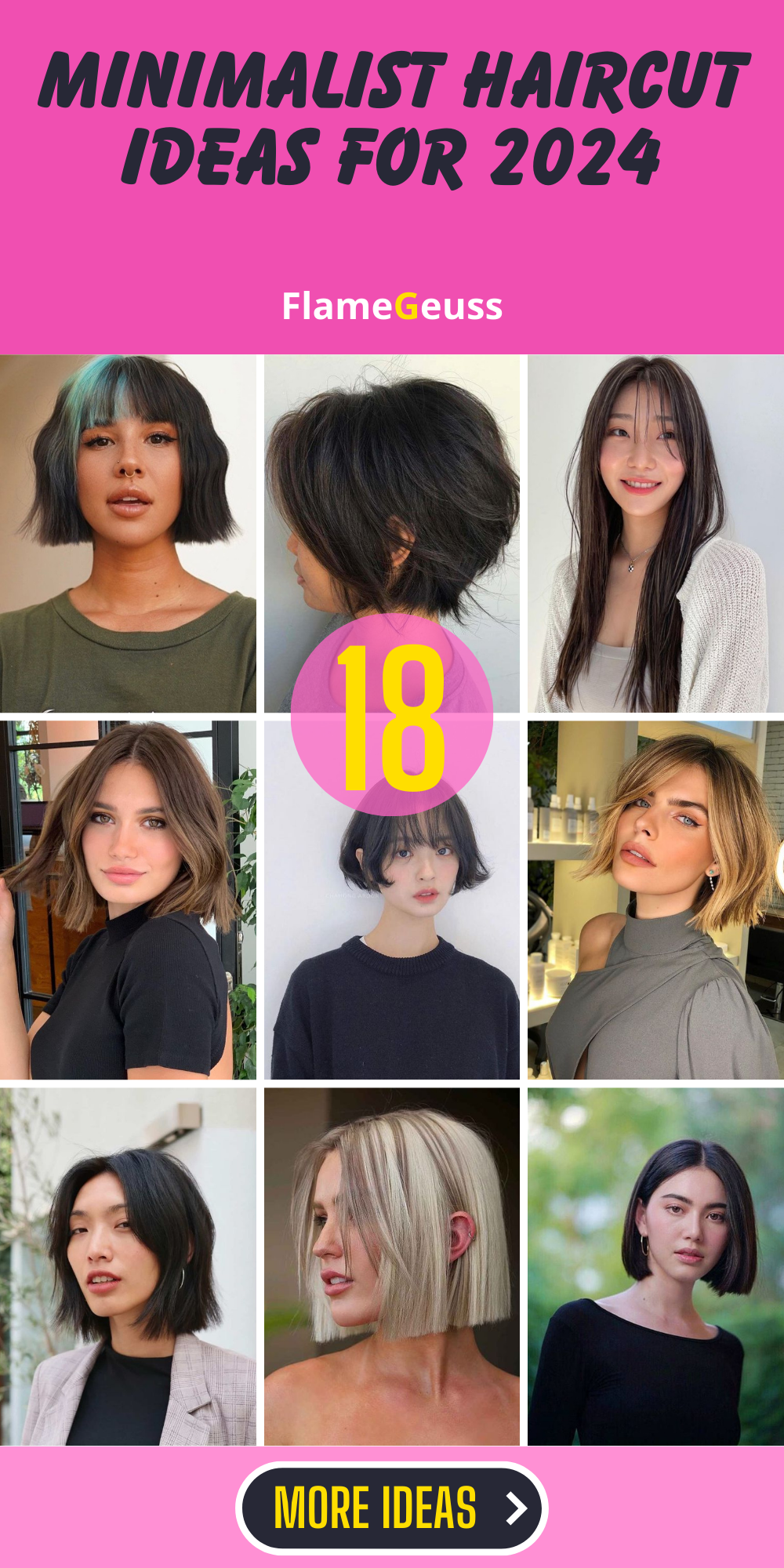 18 Chic Minimalist Haircuts for 2024: Embrace Elegant Simplicity in Style